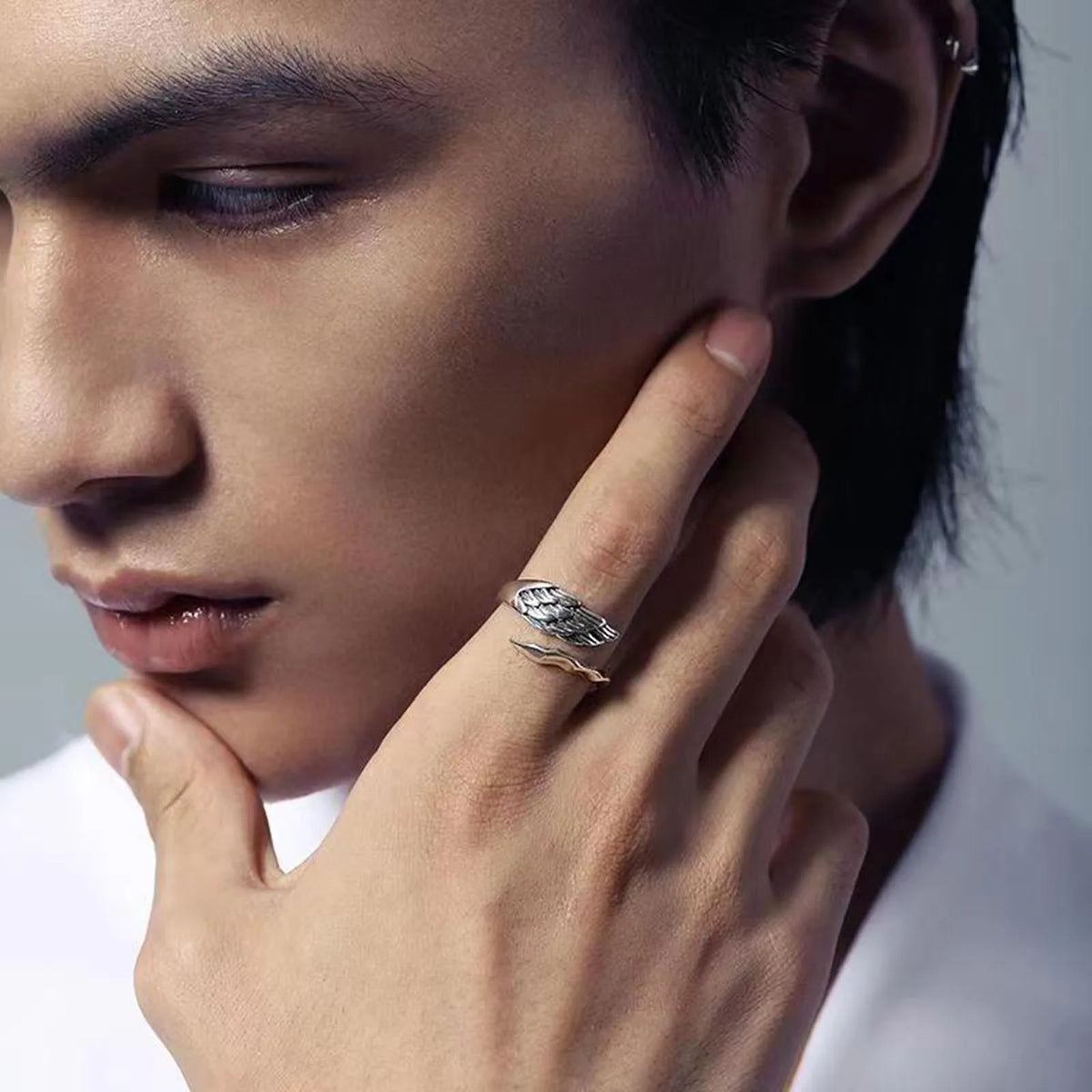 PENDRA Quinlora Angel Wing Ring