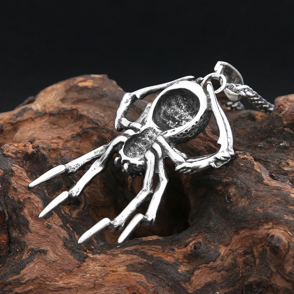 PENDRA Spiderfang Gothic 316L Stainless Steel Pendant