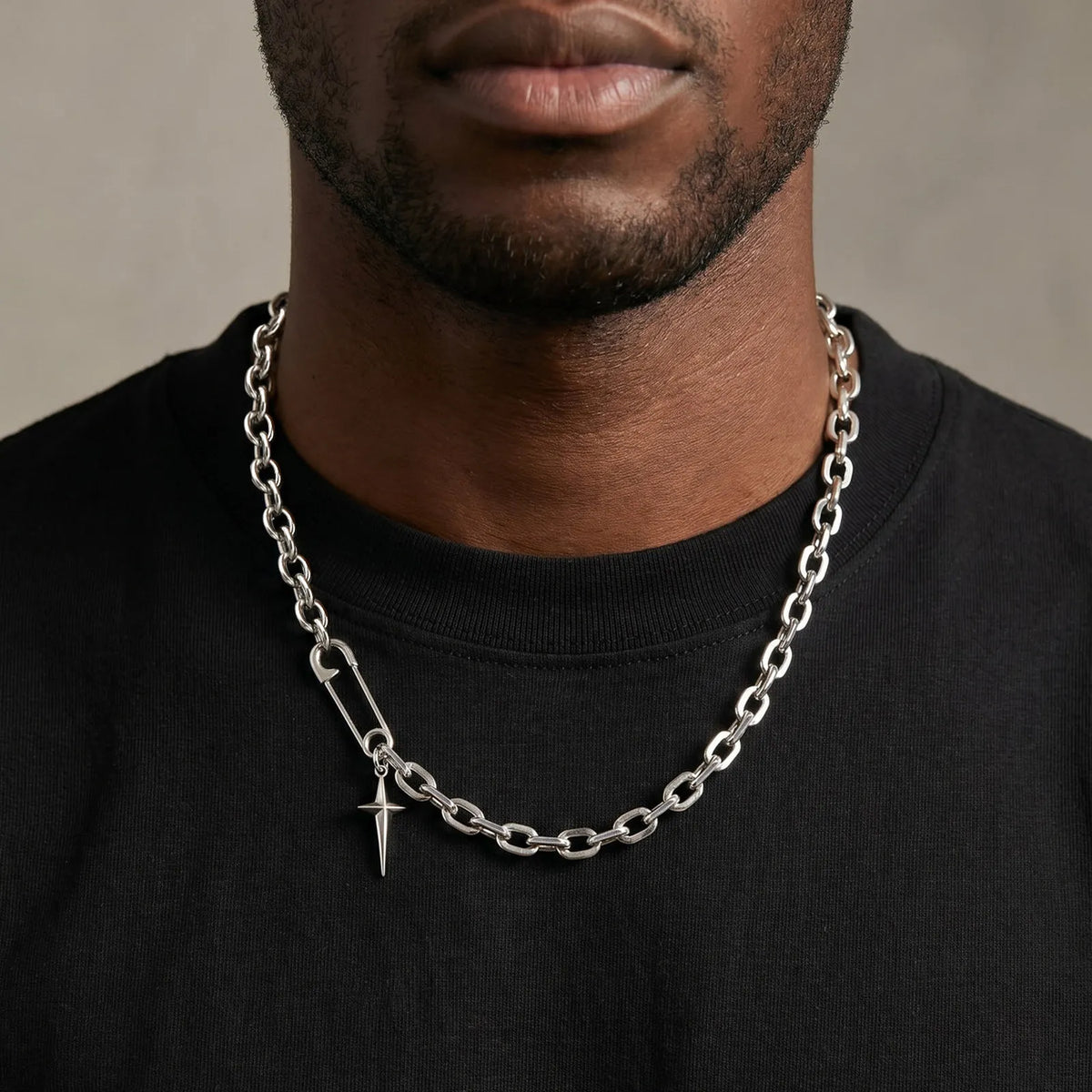 PENDRA Paper Clip Pendant Necklace