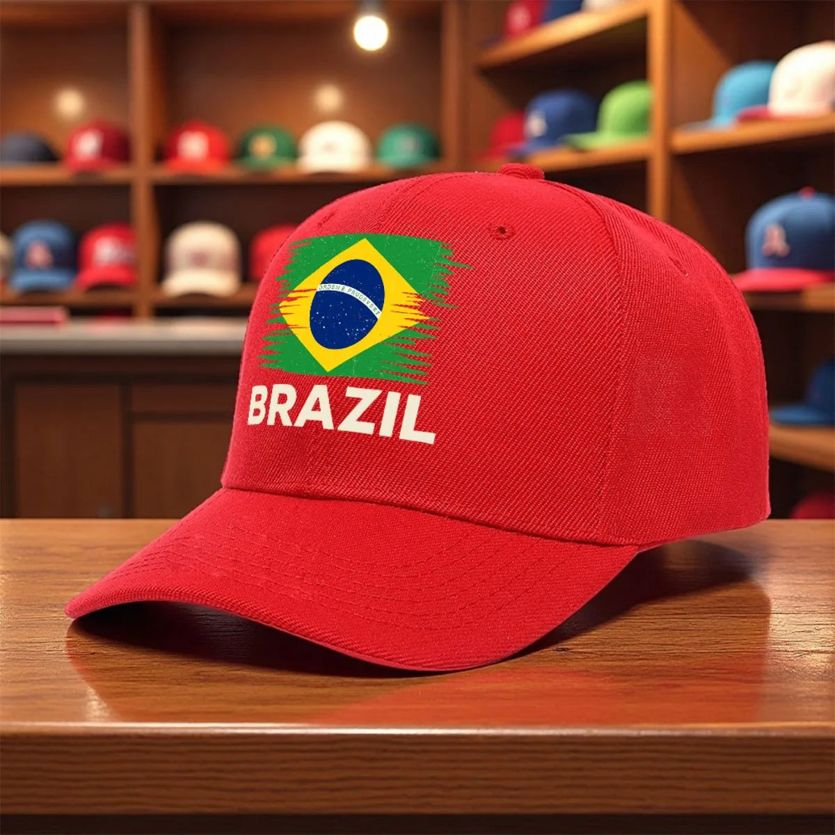 PENDRA Flag Baseball Featuring Cap