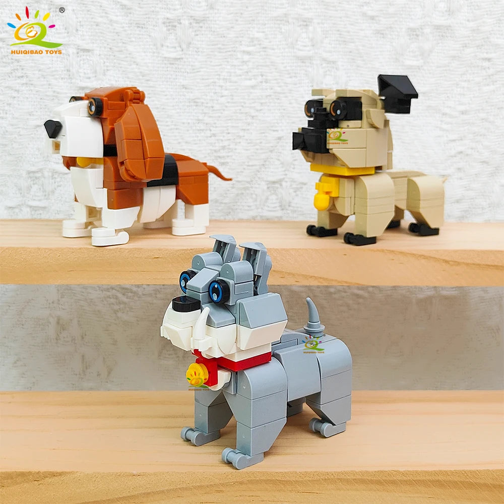PENDRA Dog Amimal Micro Building Set