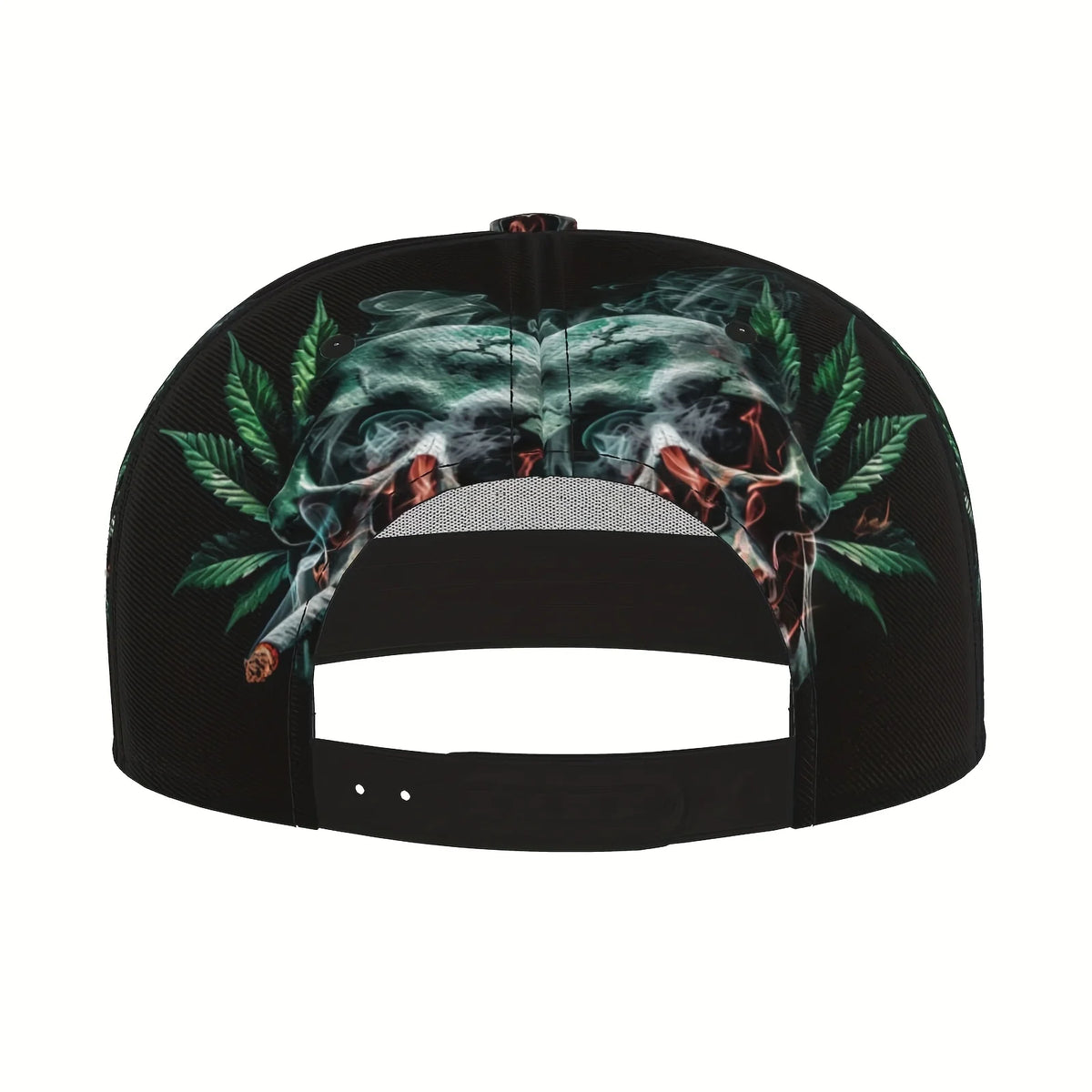 PENDRA Snapback Skull Leaf Baseball Cap