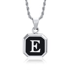 PENDRA Square Twisted Pendant Necklace