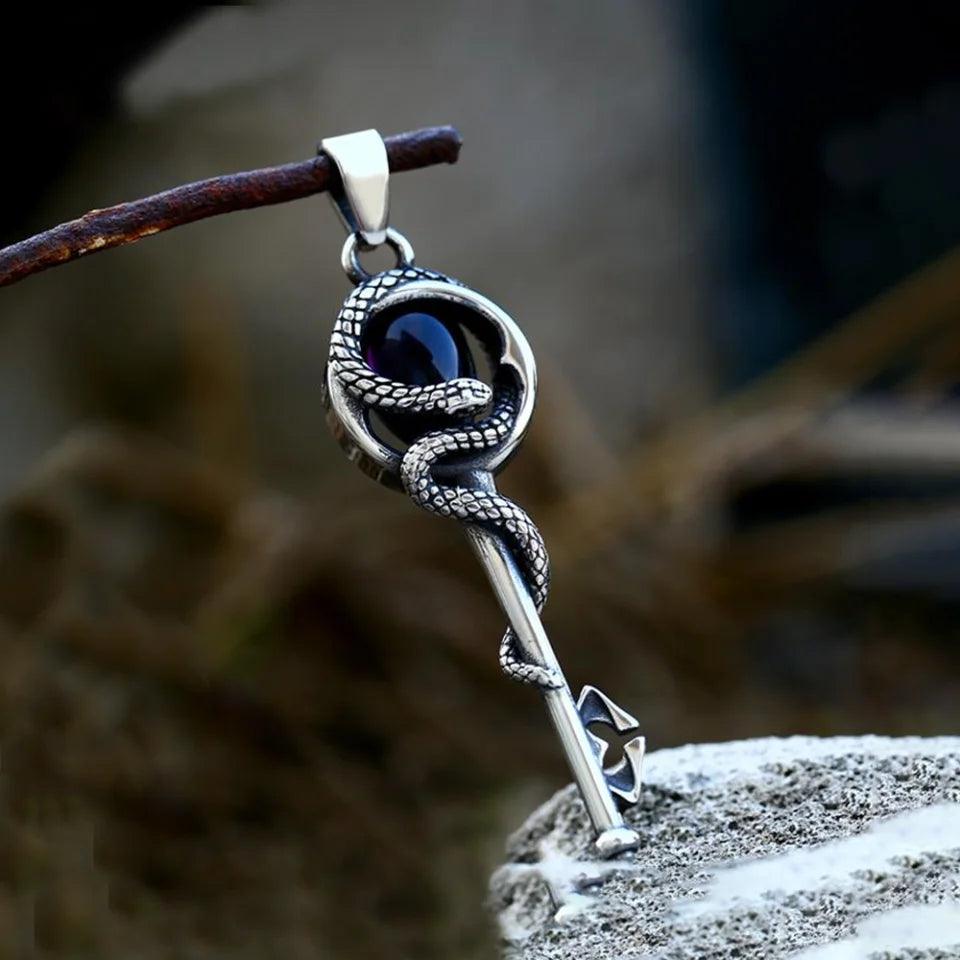 PENDRA Keystone Stainless Steel Key Pendant