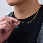 PENDRA Evil Blue Pendant Necklace