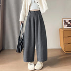 PENDRA Wide Leg Waist Straight Pants