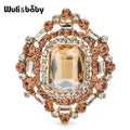 PENDRA Geometra Crystal Royal Geometric Brooch