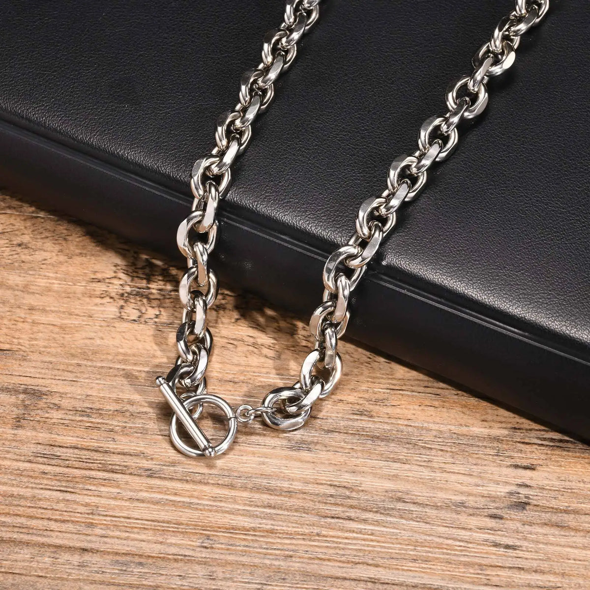 PENDRA Rolo Heavy Chain Necklace