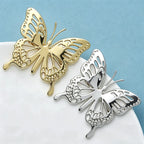 PENDRA Stainless Steel Butterfly Brooch