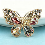 PENDRA Classical Crystal Butterfly Brooch