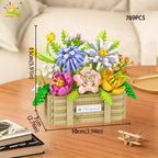 PENDRA Rose Sunflower Micro Building Set