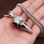 PENDRA Crowskull Viking Crow Skull Pendant
