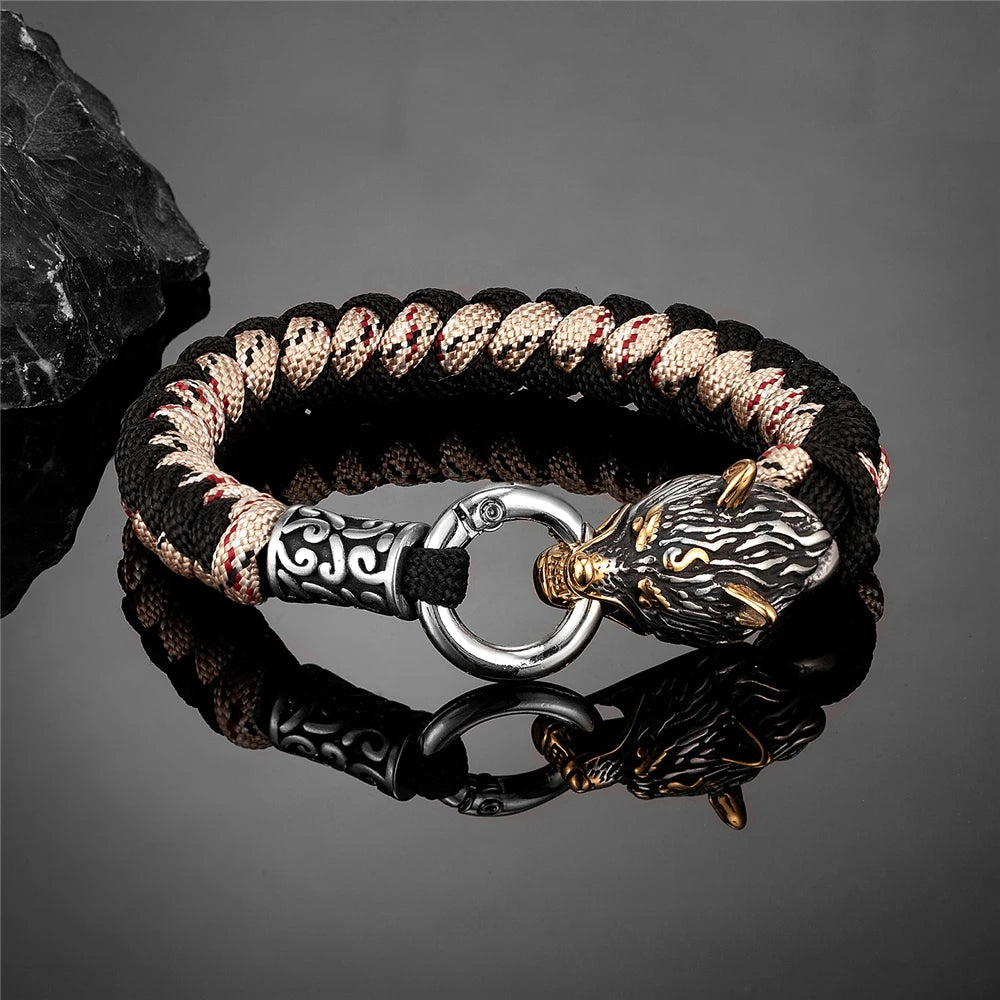PENDRA Wolf Classic Steel Bracelet