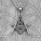 PENDRA Freemason Masonic Boyfriend Steel Necklace