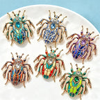 PENDRA Lucky Scarab Brooch