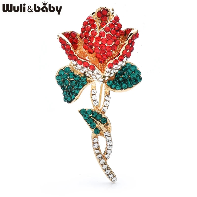 PENDRA Florielle4 Rhinestone Brooch