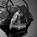 PENDRA Rune Norse Leather Necklace