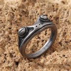 PENDRA Frogforge Stainless Steel Frog Ring