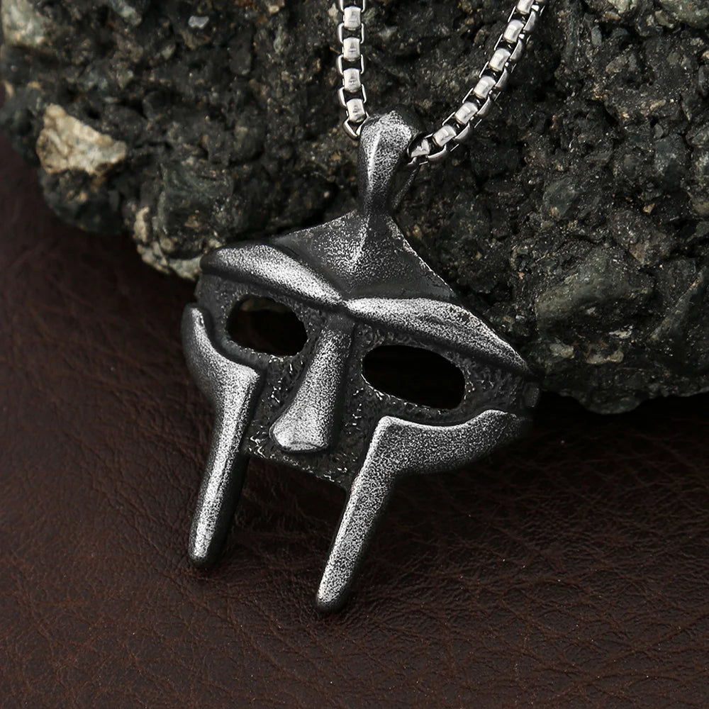 PENDRA MFDOOM Punk Mask Pendant Necklace
