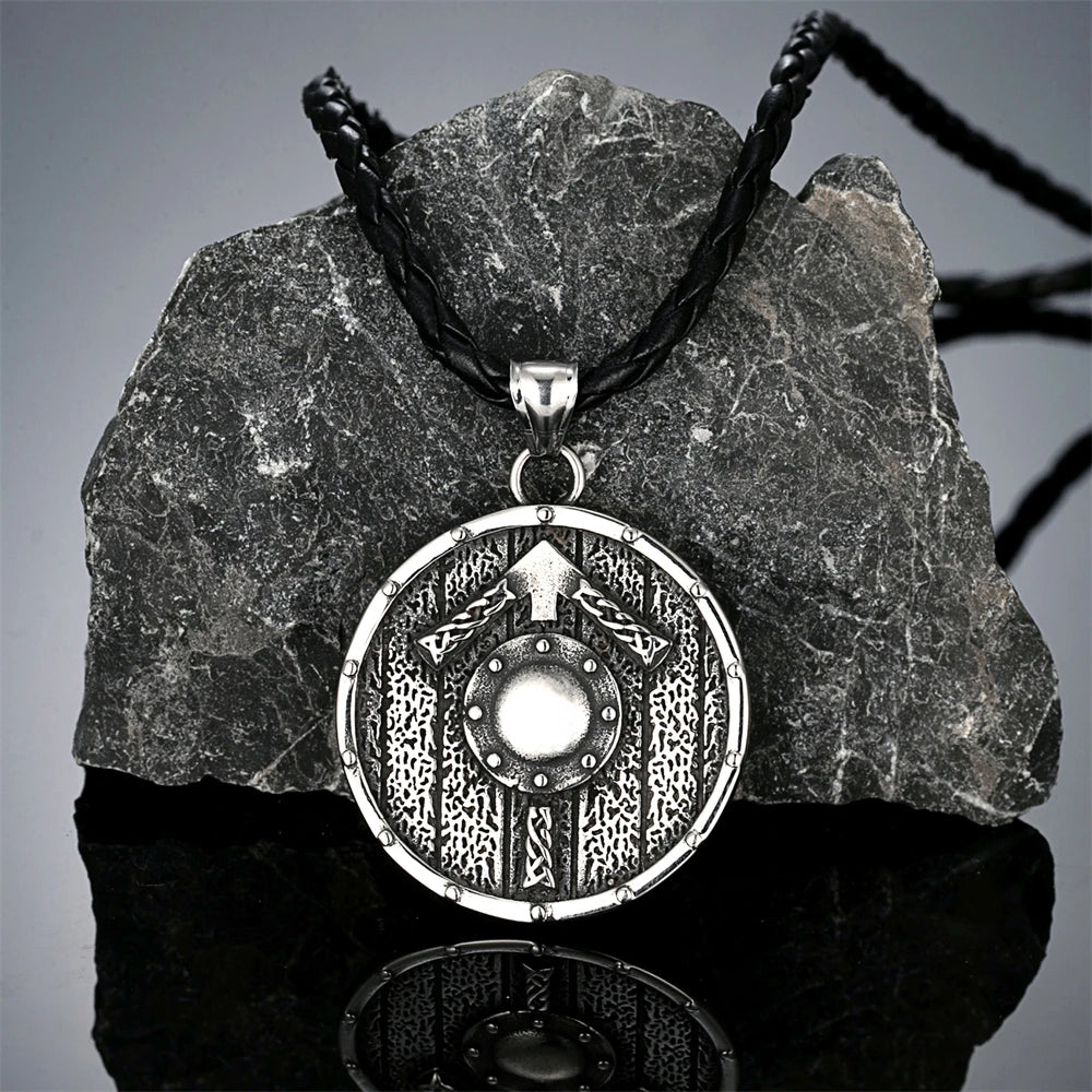 PENDRA Rune Compass Futhark Necklace