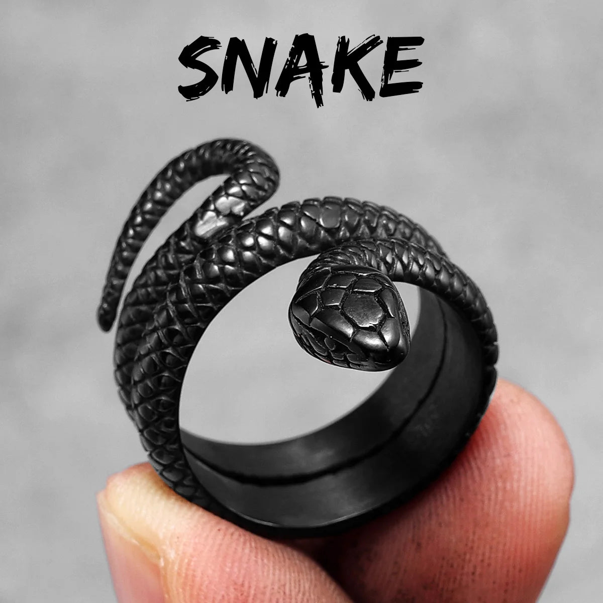 PENDRA Golden Snake Animal Ring
