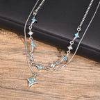 PENDRA Snake Irregular Pendant Necklace