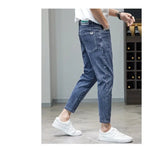 Comfortable Stylish Trendy Luxury Men's Jeans 2023 Summer Blue Cowboy Classic Jeans Casual Stretch Luxury Denim Pants for Men