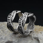 PENDRA Runering Stainless Steel Viking Rune Ring