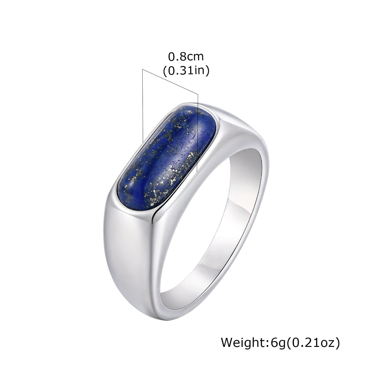 PENDRA Ovamora Natural Stone Ring