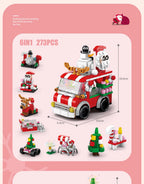 PENDRA Elk Deer Santa Building Set