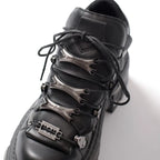 PENDRA Lace Platform Ankle Punk Boots