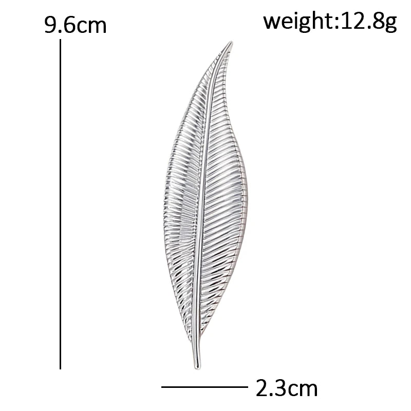 PENDRA Folielle Elegant Leaf Brooch
