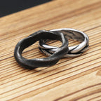 PENDRA Mobius Simple Stainless Steel Ring