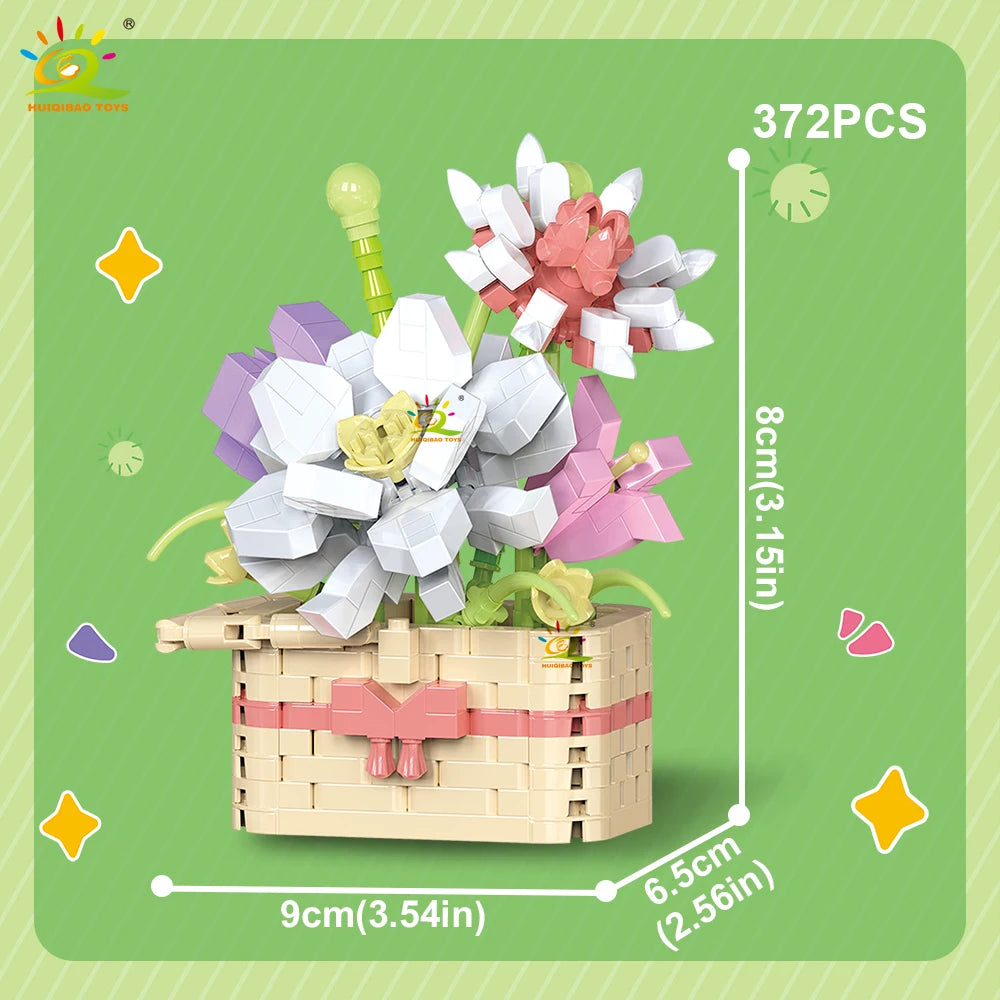 PENDRA Pot Rose Micro Building Set