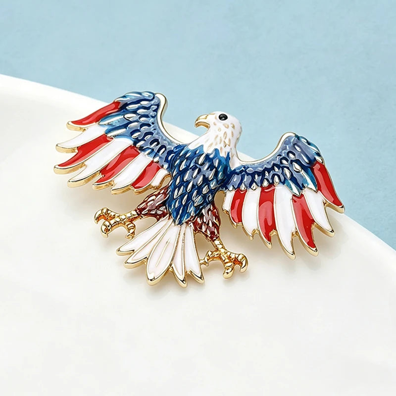 PENDRA Eagle USA 250 Independence Day Brooch