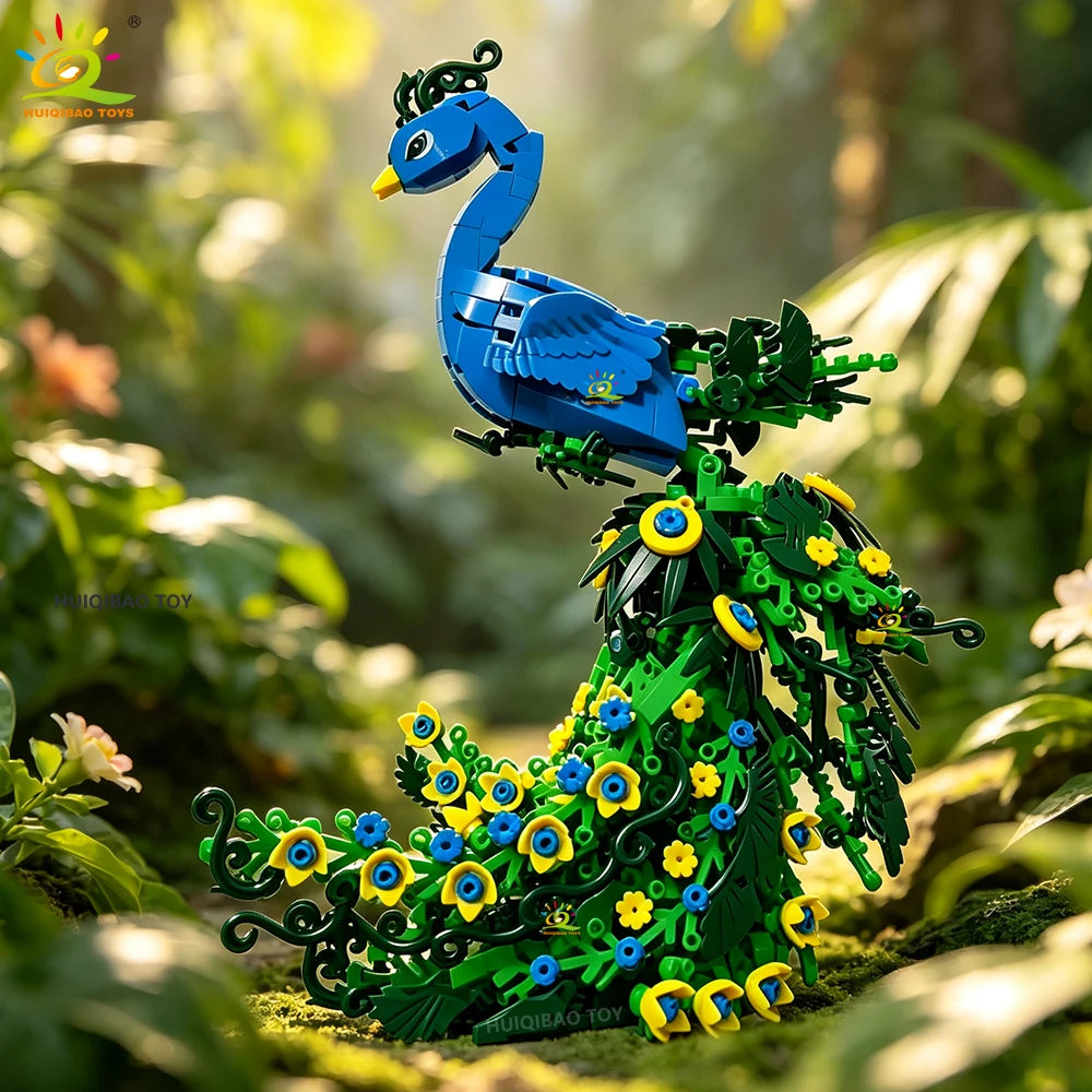 PENDRA Peacock Animal Bird Building Set