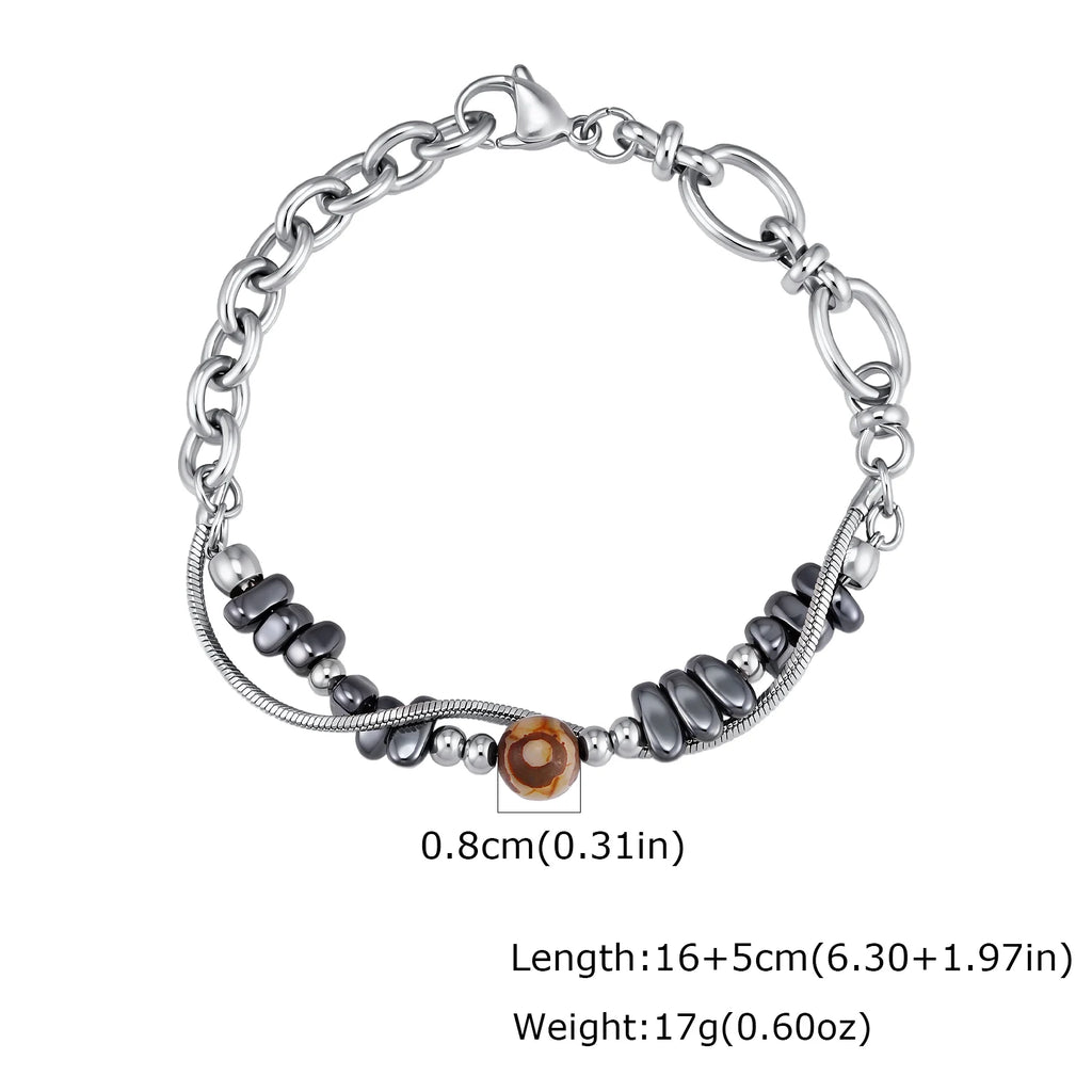 PENDRA Hematite Beads Bracelet
