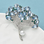 PENDRA Ginkgoa Luxury Ginkgo Leaf Brooch