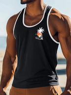 PENDRA Cartoon Chicken Printed Vacation Tank Sleeveless Beach Tank Top