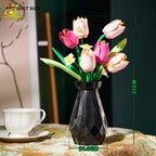 PENDRA Rose Bouquet Floral Building Set