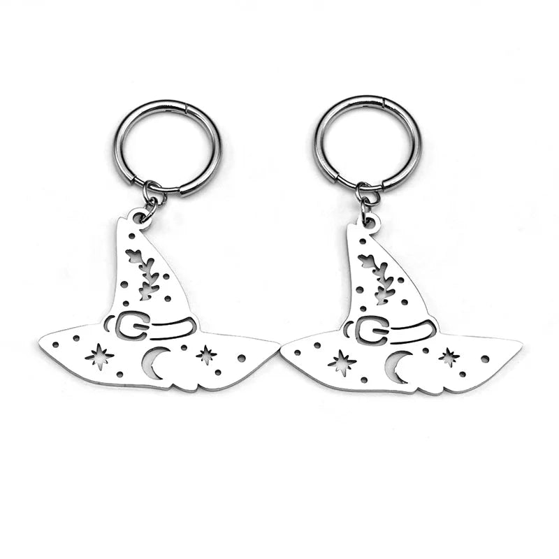 PENDRA Witchmoon Star Moon Hoop Earrings