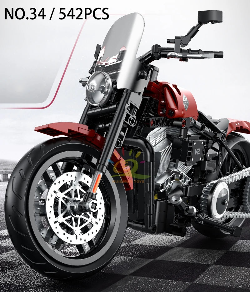 PENDRA Motorbike High Tech Building Set