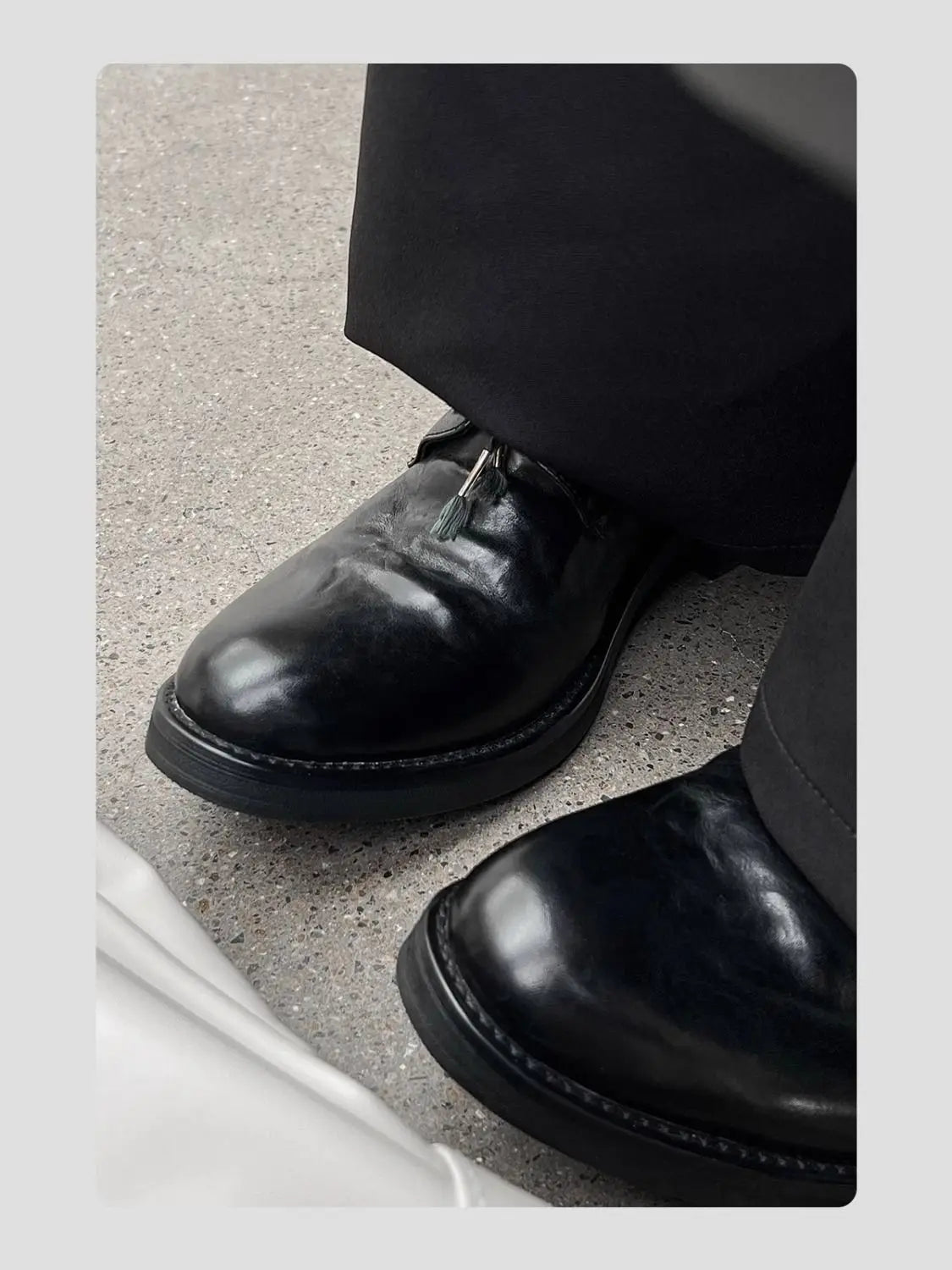 PENDRA Leather Youth Catwalk Shoes
