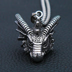PENDRA Dragonlord Vintage Viking Dragon Pendant Necklace