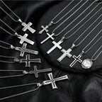 PENDRA Cross Plain Pendant Necklace
