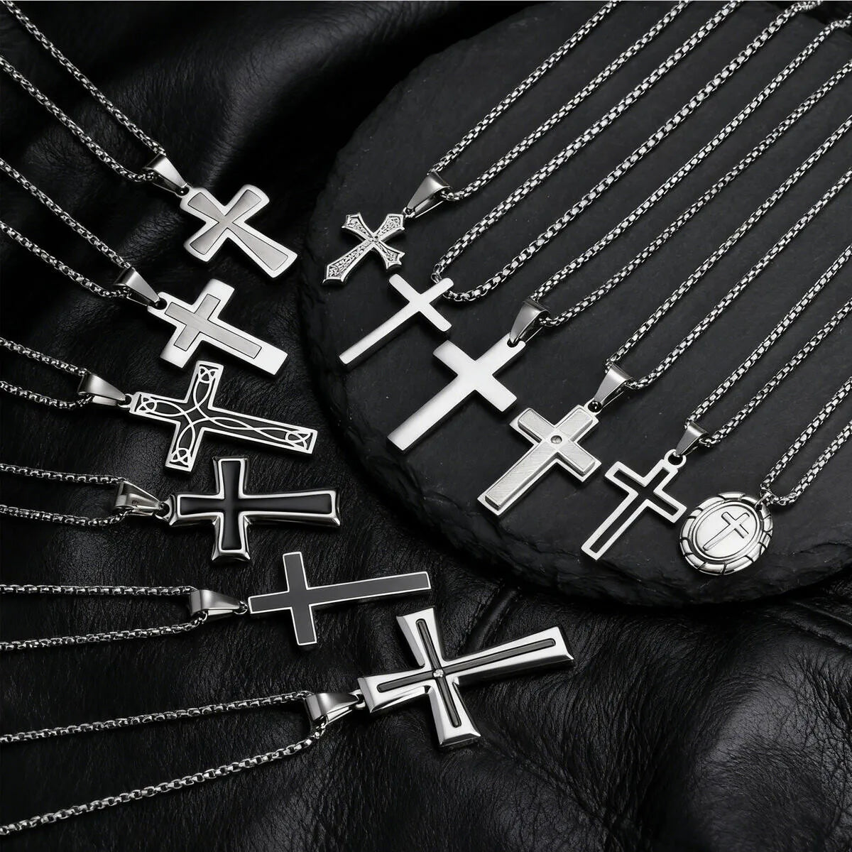 PENDRA Cross Plain Pendant Necklace