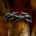 PENDRA Jesusthorn Black Crown of Thorns Ring