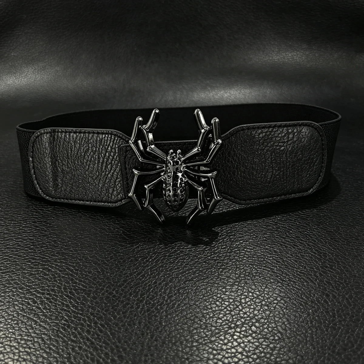 PENDRA Irisene Black Gothic Elastic Corset Belt