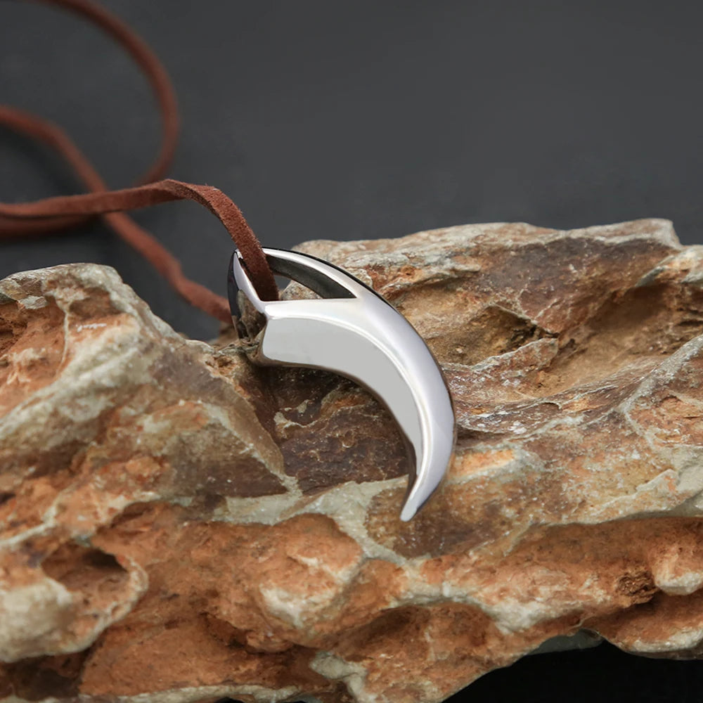 PENDRA Wolfcrest High Polish Stainless Steel Ring