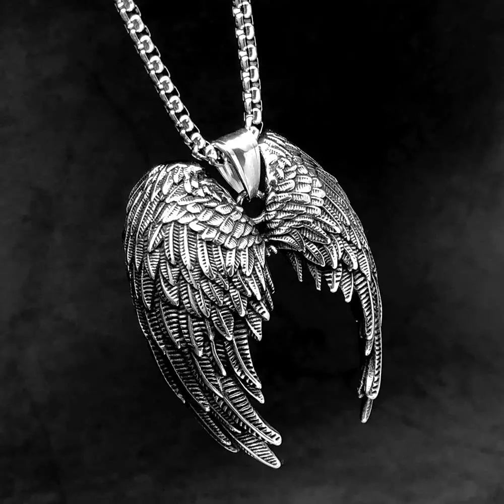 PENDRA Angelwing Stainless Steel Angel Wings Pendant